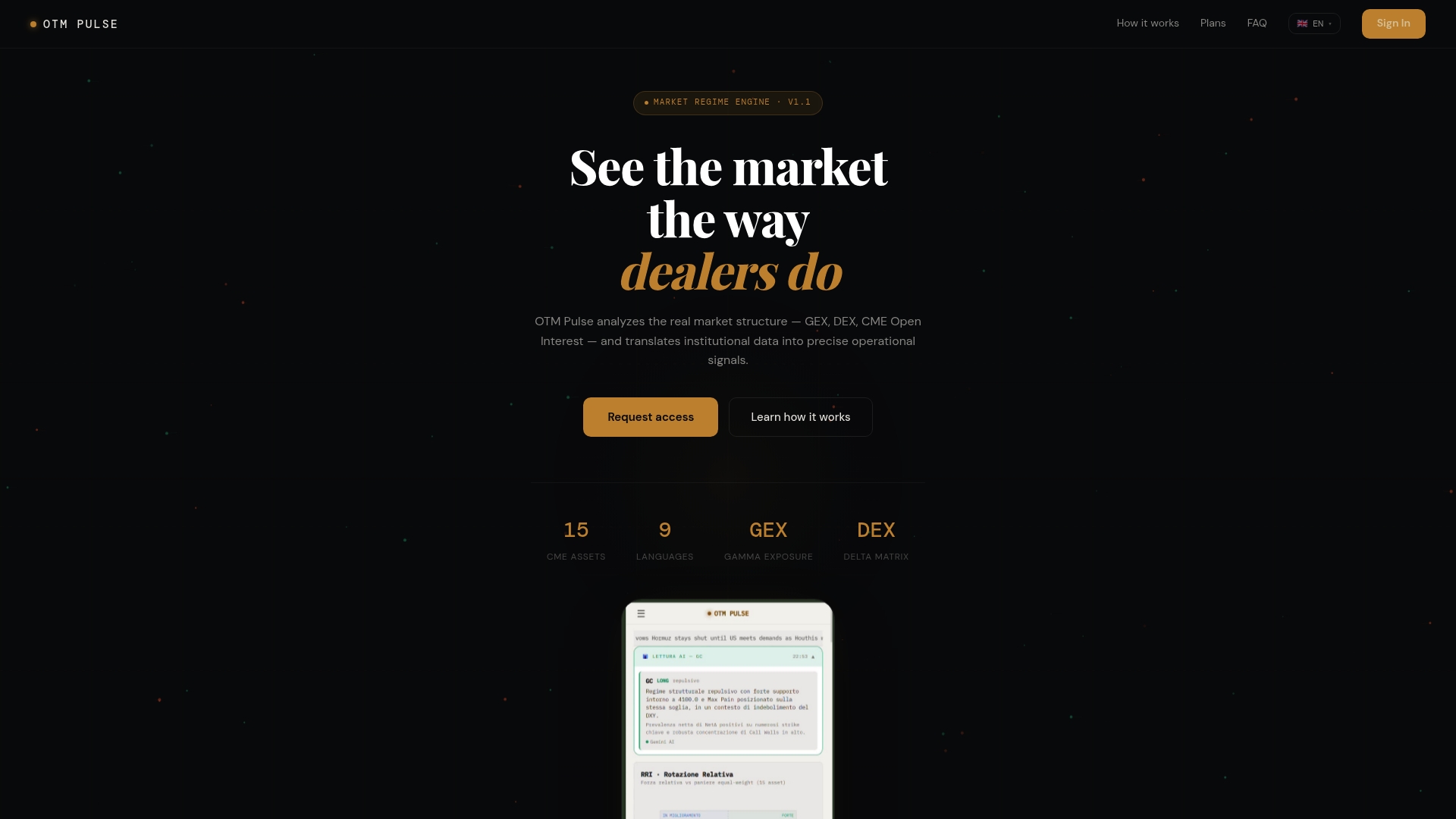OTM Pulse platform